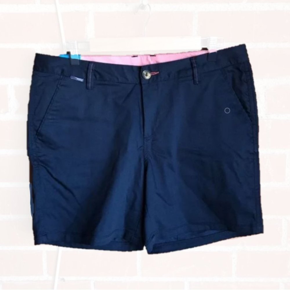 NWT Columbia PFG Navy Chino Shorts - Size 12 - 6" Inseam